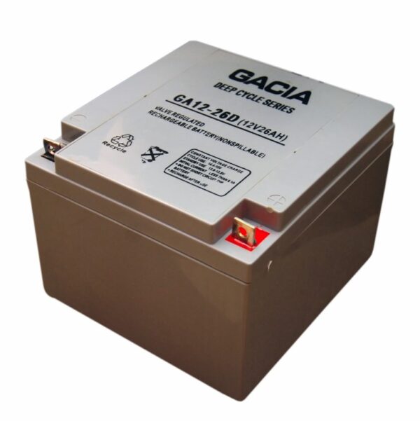 GACIA 26Ah-12v Deep cycle battery